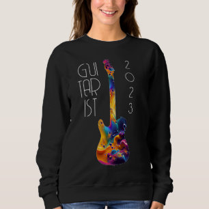 GITARIST 2023 FÄRGRIKT GITAR BAND PRESENT T SHIRT