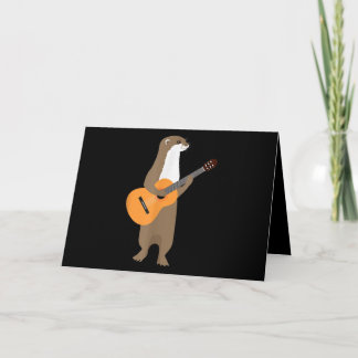 Gitaristisk konst av andra djurbarn kort