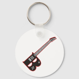 Gitarr B Nyckelring