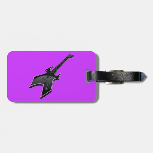 gitarr bagagelapp (Baksida Vågrät)
