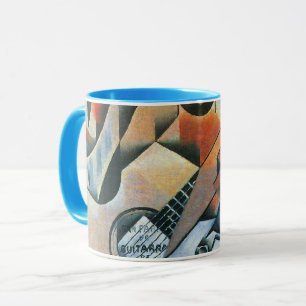 Gitarr (Banjo) och Glasögon, Juan Gris, Vintage Ar Mugg