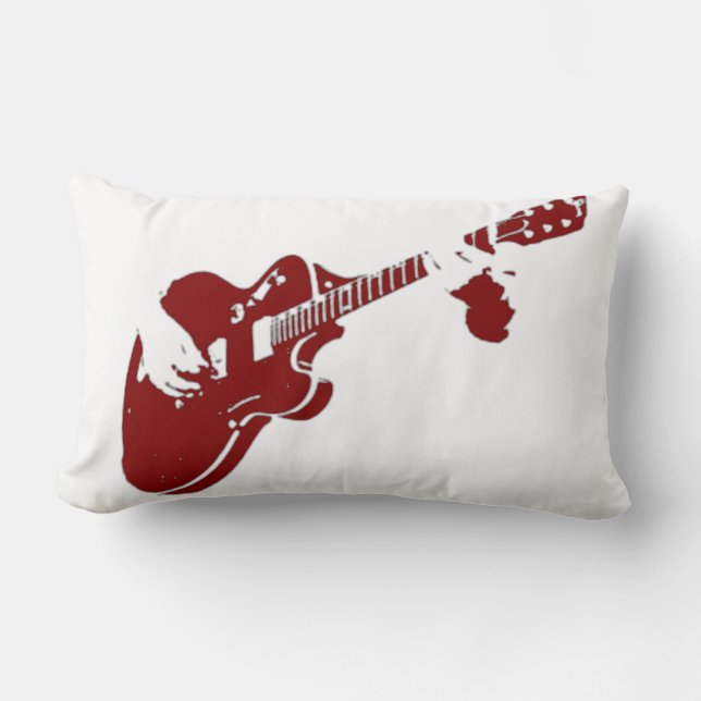 Gitarr Expert Lumbarkudde (Framsida)