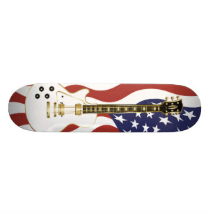 Gitarr för amerikansymbolselkraft skateboard bräda 20 cm