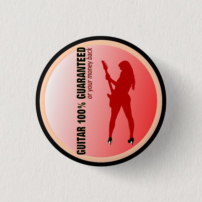 Gitarr garanterad 100% knapp (Framsida)
