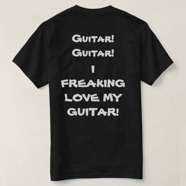 GITARR! GITARR! TEE SHIRT (Design baksida)