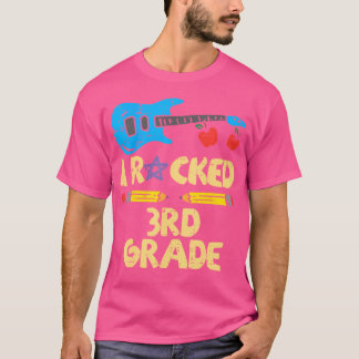 Gitarr Jag Slog 3:E Klass Första Skoldagen Pojkar T Shirt