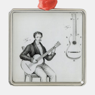 Gitarr Julgransprydnad Metall