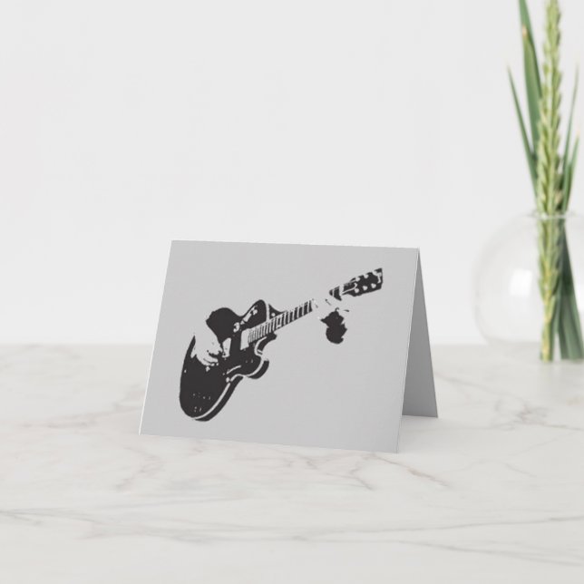 Gitarr - kort (Framsida)