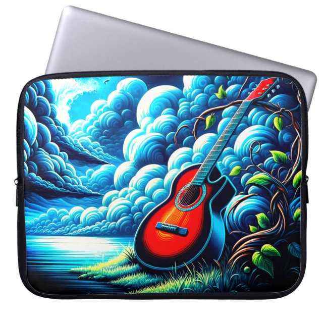 Gitarr Laptop Fodral (Framsidan)