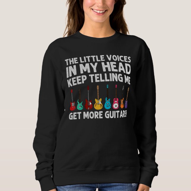 Gitarr Män Kvinnor Gitarrspelare Musik Instrument T Shirt (Framsida)