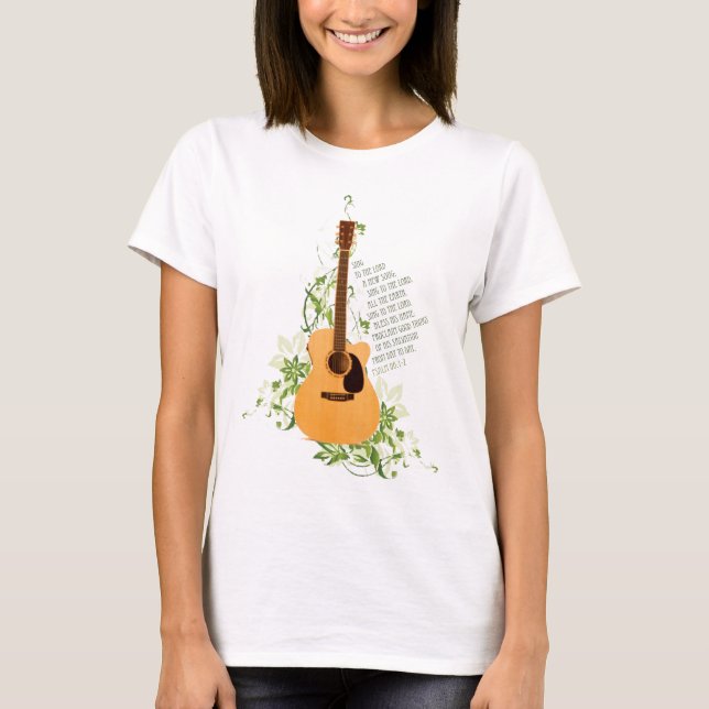 Gitarr med Vines Tee Shirt (Framsida)