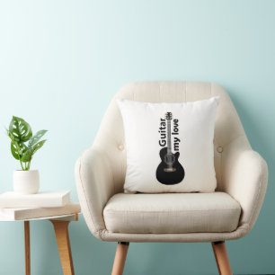 Gitarr Min Kärlek Gitarr Kudde