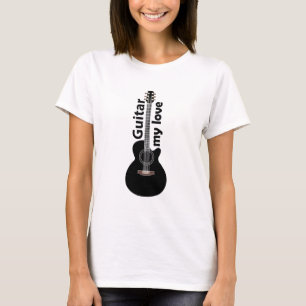 Gitarr Min Kärlek Gitarr T Shirt