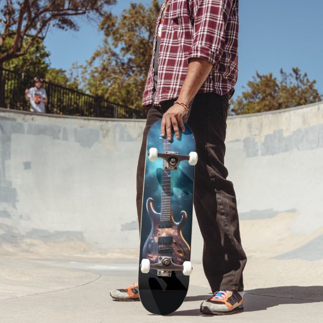Gitarr Mini Skateboard Bräda 18,5 Cm (Utomhus 2)