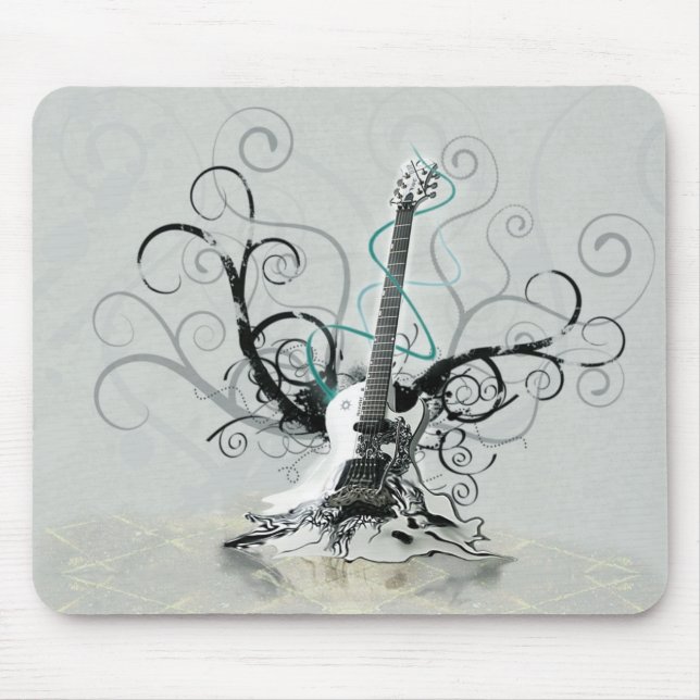 Gitarr Mousepad Musmatta (Framsidan)