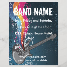 Gitarr Musik Flyer