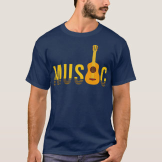 gitarr musik t shirt
