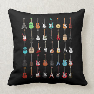 Gitarr Musikinstrument Rock and Roll Kudde