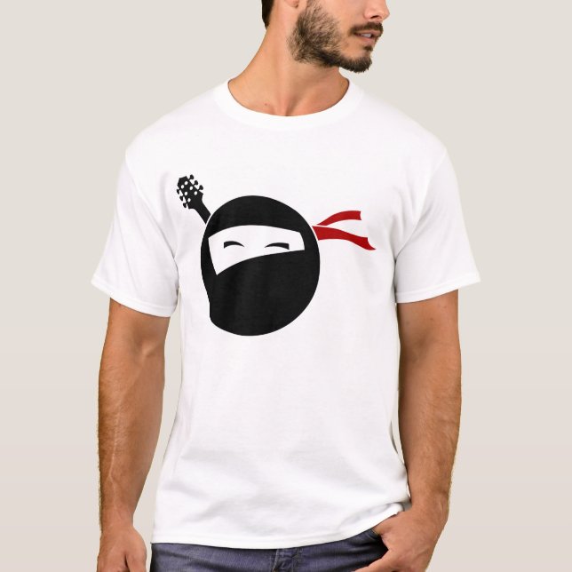 Gitarr Ninja T för pojkar Shirt (Framsida)