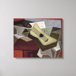 Gitarr och Tidning, 1925 Canvastryck