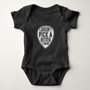 Gitarr Plektrum Electric Bass Guitarist Musician T Shirt