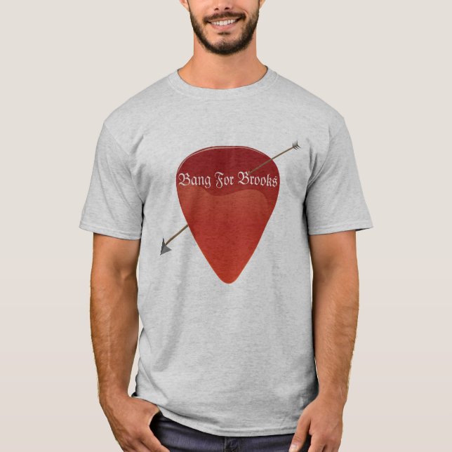 Gitarr PlektrumT-tröja T-shirt (Framsida)