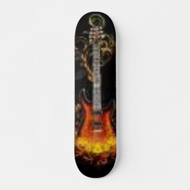 gitarr skateboard bräda 21,5 cm (Framsida)