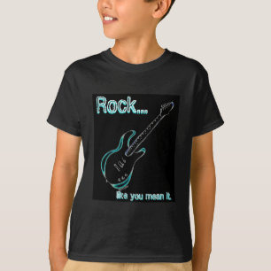 Gitarr"sten" skjorta tee shirt