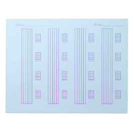 Gitarr Tabulatur Papper – Utskrivbar Tabulatur Mal Anteckningsblock