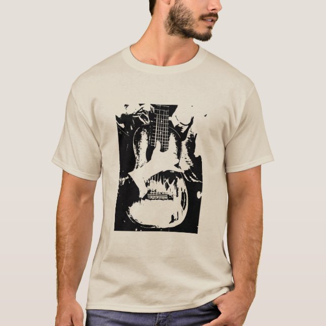 Gitarr Tee Shirt (Framsida)