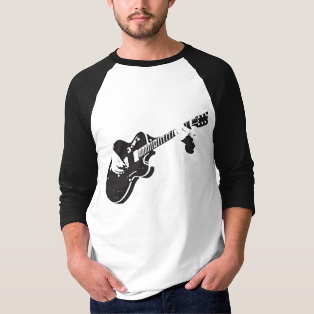 Gitarr - tee shirt (Framsida)
