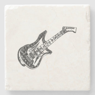 Gitarr Underlägg Sten
