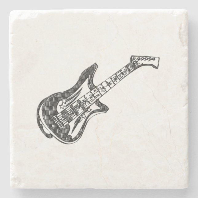 Gitarr Underlägg Sten (Framsidan)