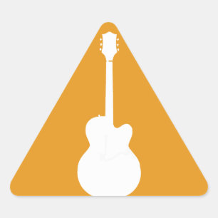 gitarr vektor triangelformat klistermärke