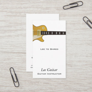 Gitarr Visitkort