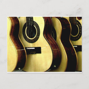 gitarr vykort