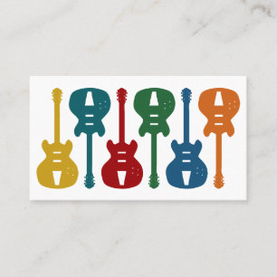 Gitarranvisningsvisitkortar Visitkort