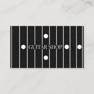 Gitarrbutik Luthier Rosenträ Greppbräda Grafisk Pr Visitkort