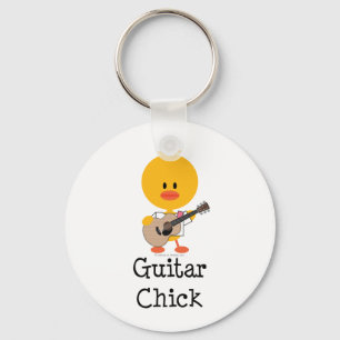 Gitarrchick Keychain Nyckelring