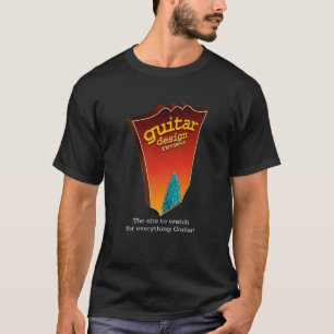 Gitarrdesignen granskar den mörka utslagsplatsen tee