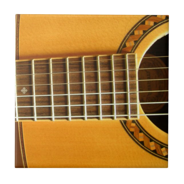 Gitarren belägger med tegel kakelplatta (Framsidan)