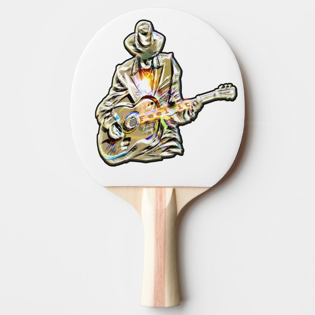 Gitarren Blues Mann - Feel it   Pingisracket (Framsidan)