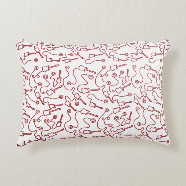 Gitarren kudder! prydnadskudde (Framsidan)