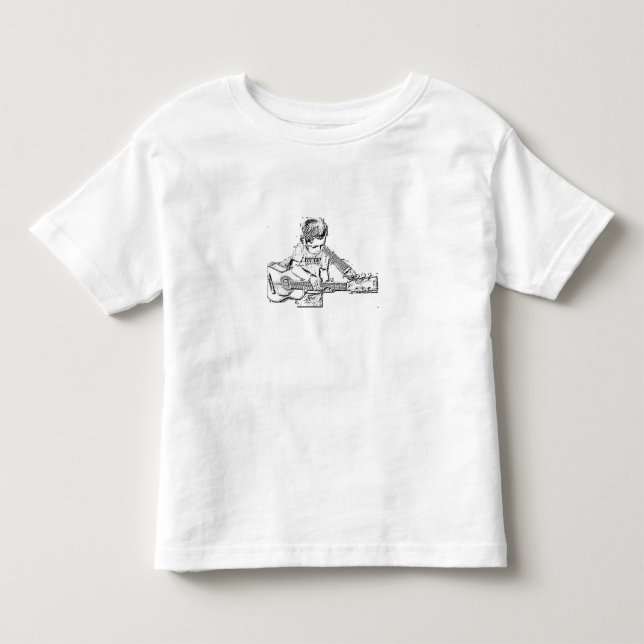 Gitarren lurar T-tröja Tee (Framsida)