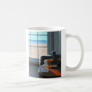Gitarren "tar fem ", kaffemugg
