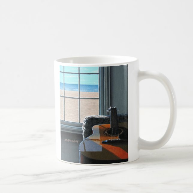 Gitarren "tar fem ", kaffemugg (Höger)