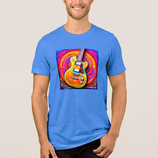 GITARRENS FÄRGER AV LJUD T SHIRT (Framsida)
