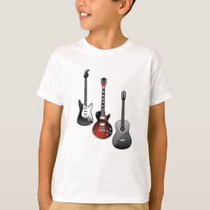 gitarrer, akustiska gitarrer t-shirt