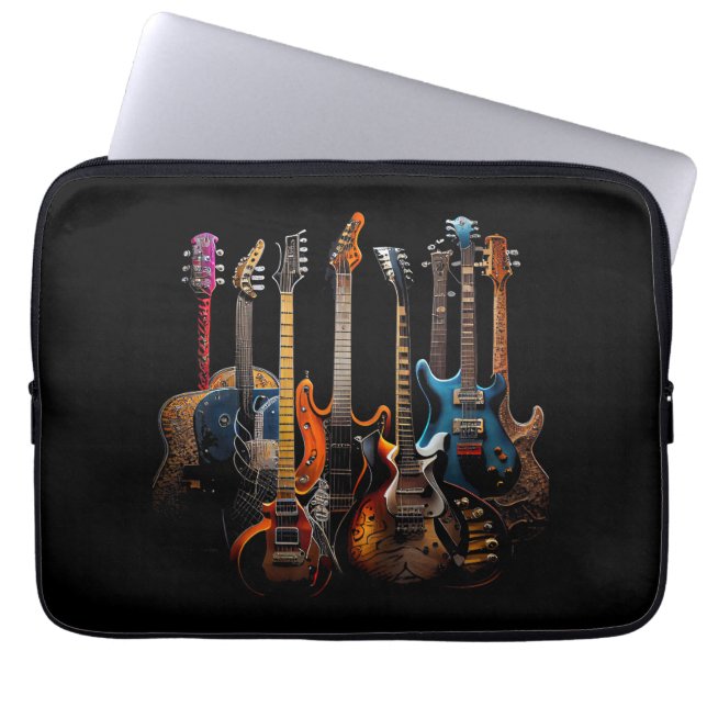Gitarrer gitarristers present laptop fodral (Framsidan)