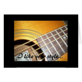 Gitarrer - Jag gillar din stil... OBS Kort